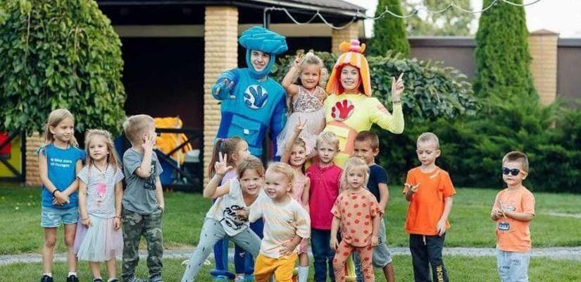Встреча ребёнка с аниматором